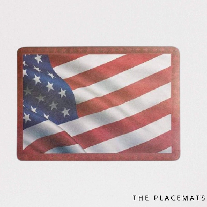 Netko American Flag Paper Placemats for Dining Table â€“ Disposable Color Table Mats Great for Parties 10"x14" American Flag 50 ct - Image 3